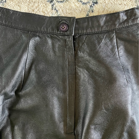 Authentic Vintage Leather Skirt - Picture 6 of 6